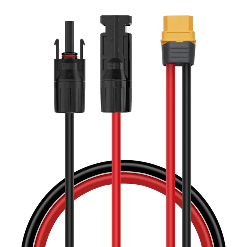 Connettore M C 4 A Cavo Di Ricarica Solare Xt60 Cavo Di Prolunga Per Pannello Solare Vestito Per Allpowers S2000 Ecoflow River Delta Bluetoti.
