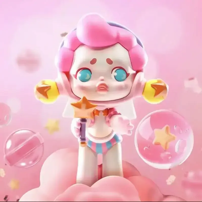 Popmart Skullpanda Candy Monster Town Blind Bag Action Mystery Figure Caixas Supresas Surprise Box Giocattoli E Hobby Regali Per Ragazze