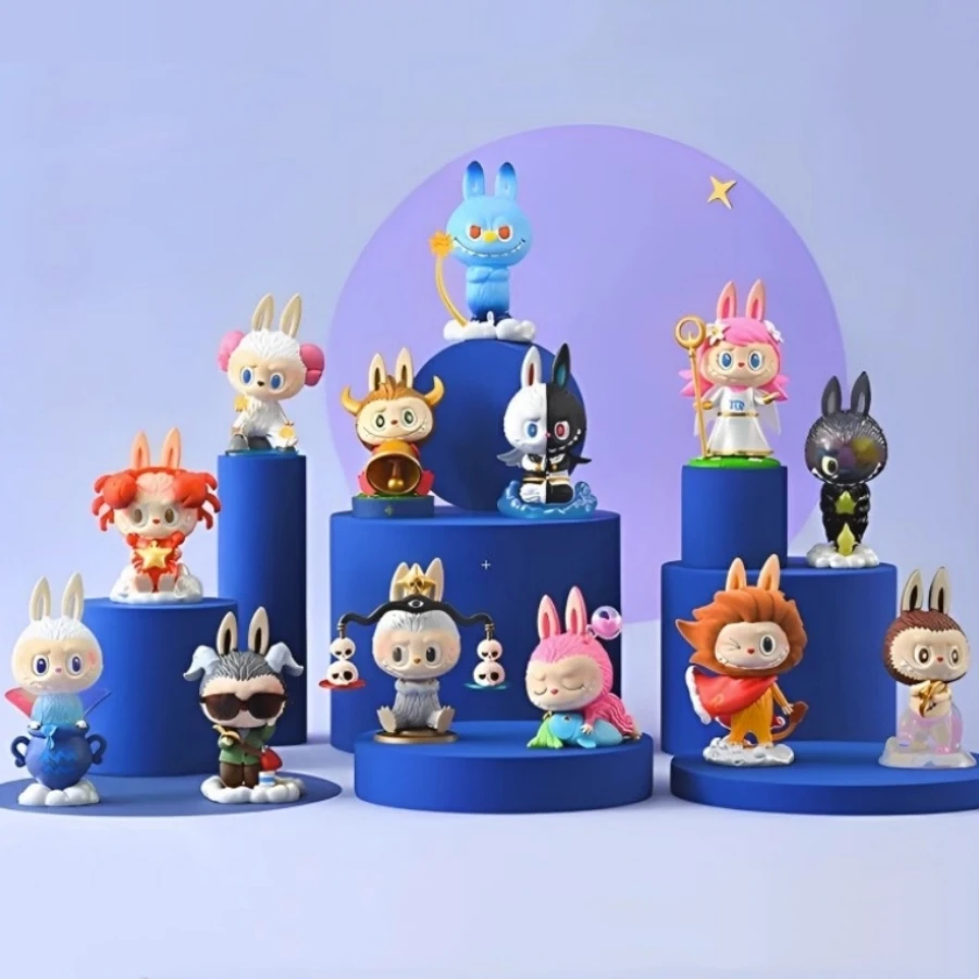 Anime Labubu The Monsters Dodici Costellazioni Serie Blind Box Labuu Raccogliere Figure In Pvc Mystery Box Regalo Ornamento Modello Giocattolo