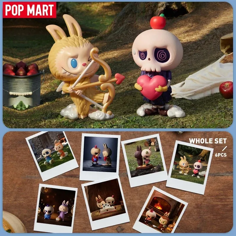 Pop Mart The Monsters Mischief Diary Series Blind Box Sorpresa Box Original Action Figure Cartoon Model Mystery Box Collection