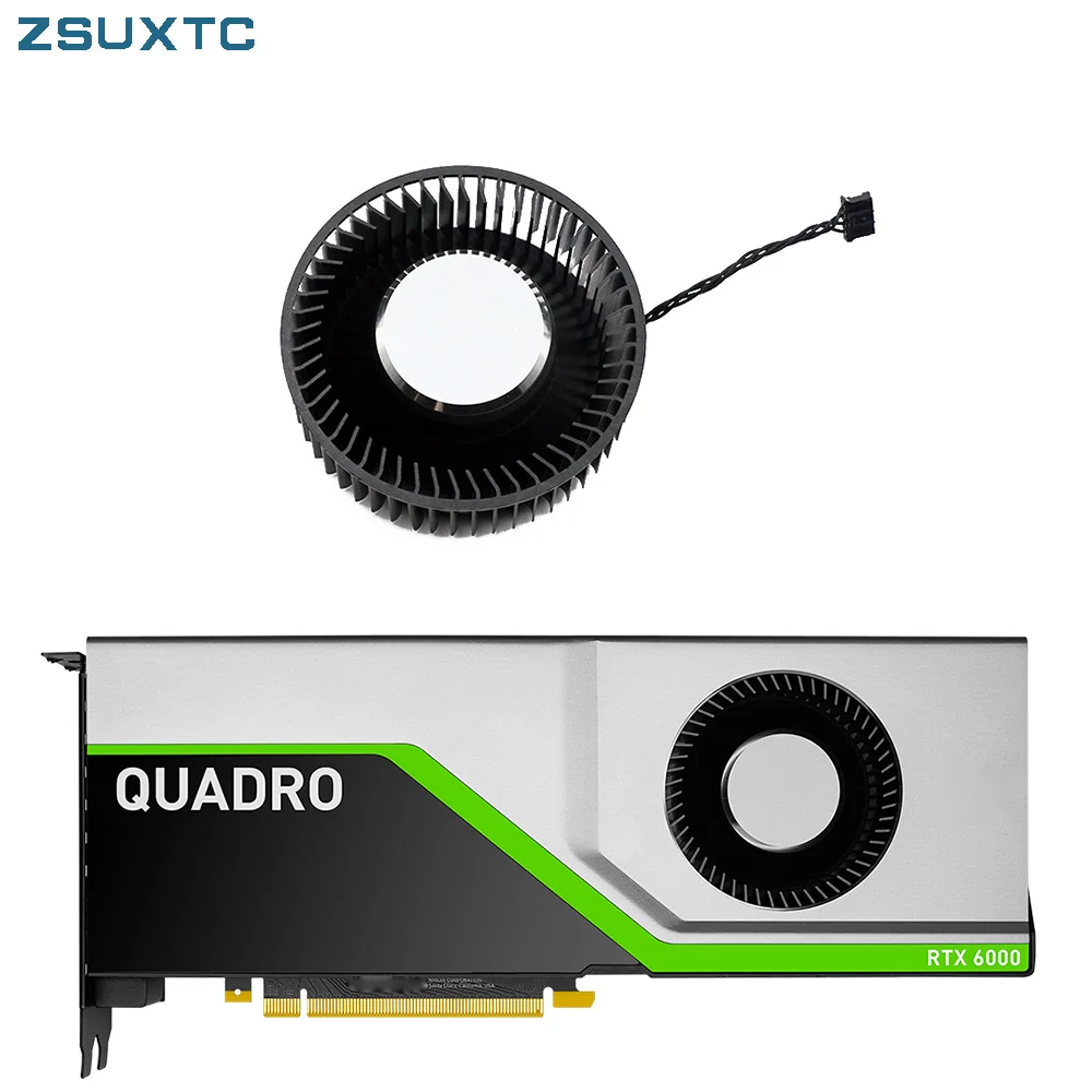 Muslimate Dc12V Rtx5000 Per Quadro Rtx 5000 6000 8000 Ventola Di Raffreddamento Della Scheda Grafica Ventola Della Scheda Grafica