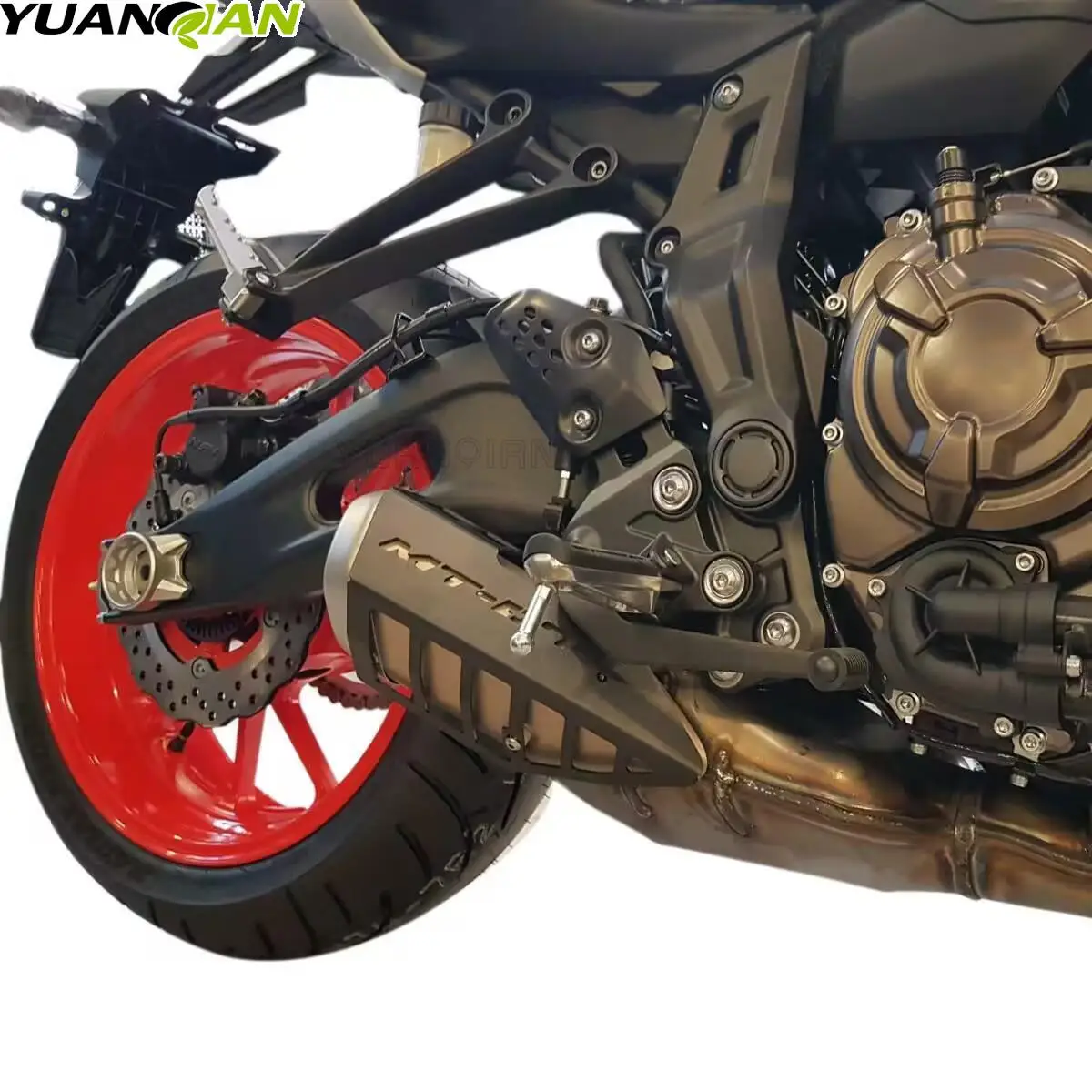 Mt07 Mt 07 2014-2020 Accessori Moto Silenziatore Di Scarico Protezione Protezione Copertura Per Yamaha Mt-07/ Fz-07/ Yzf R7/ Mt-07 Trace