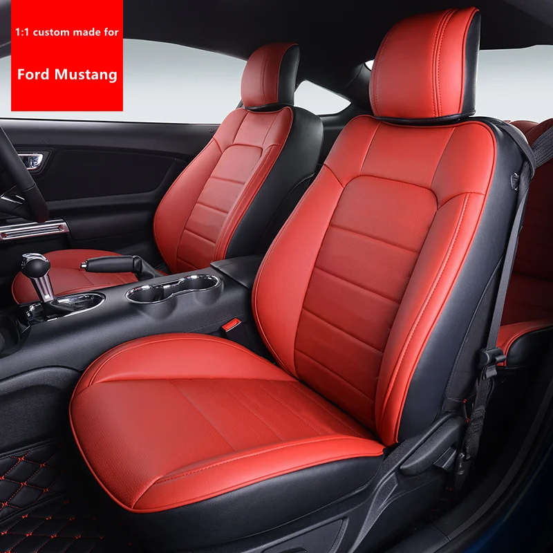 Misura Personalizzata Per Coprisedili Per Auto Mustang Dal 2015 Al 2022 Set Completo Materiale Di Qualità Durevole Per Ford Mustang Gt Mustang Convert