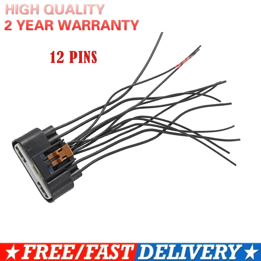 Per Ford Transit Custom Wiper Motor Connector Plug Sostituzione Kit Di Riparazione A 12 Pin Senza Parti