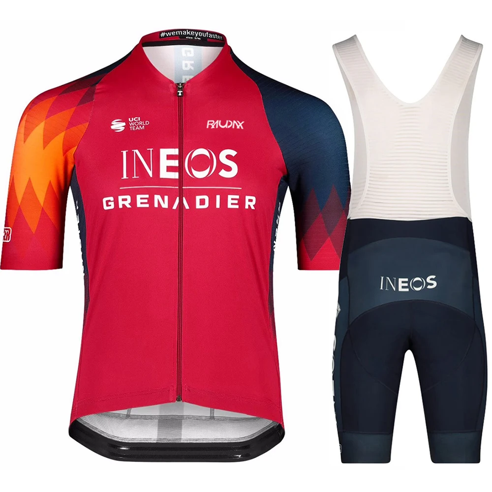 2024 New Maglia Ineos Grenadiers Sport Team Training Abbigliamento Da Ciclismo Traspirante Uomo Manica Corta Mallot Ciclismo Hombre Verano