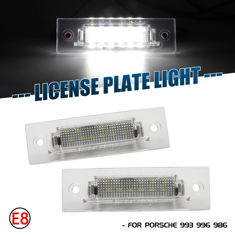 Per Porsche Led Luce Targa Per Porsche Boxster 986 1997-2004 964 968 993 996 9646316200101C Luci Targa Auto