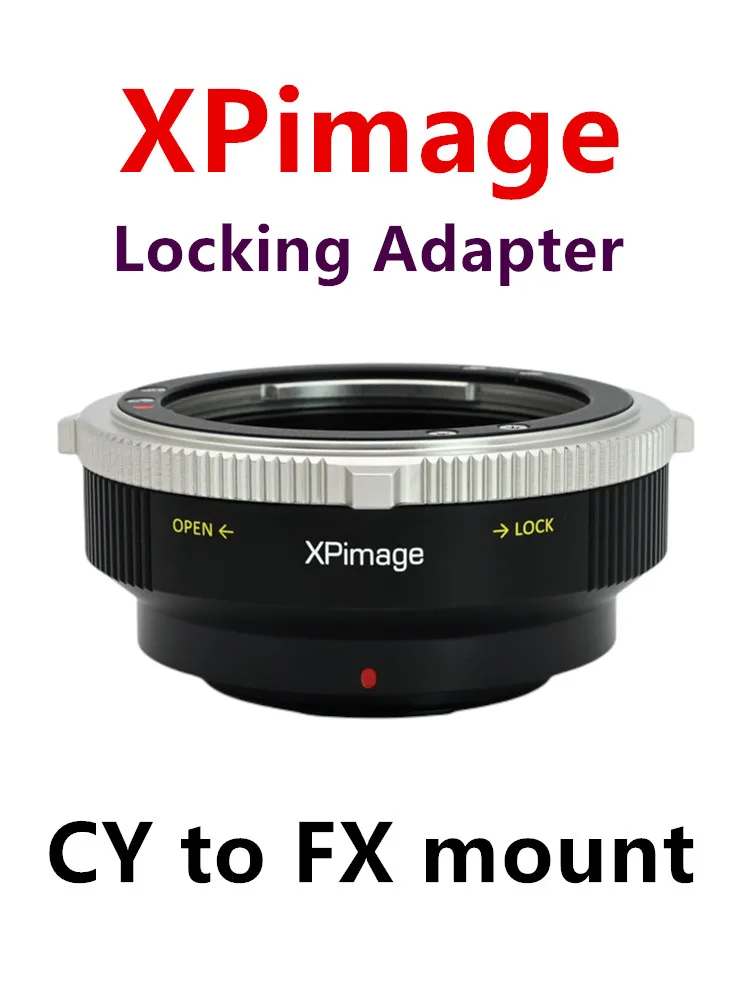 Contax Yashica Cy Lens To Fuji Fx Camera Adapter Ring È Applicabile Per Cy-X-T5 T4 S100V T3 H2S H2 Xpro3 Xpimage Locking Adapter