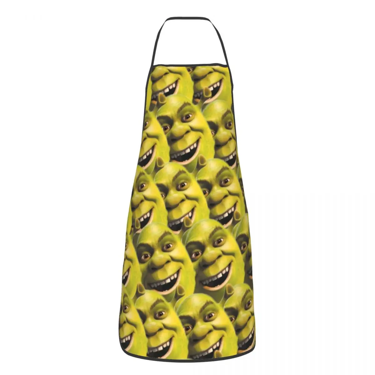 Shrek Faces Apron For Women Men Antifouling Kitchen Bibs Cuisine Cooking Tablier