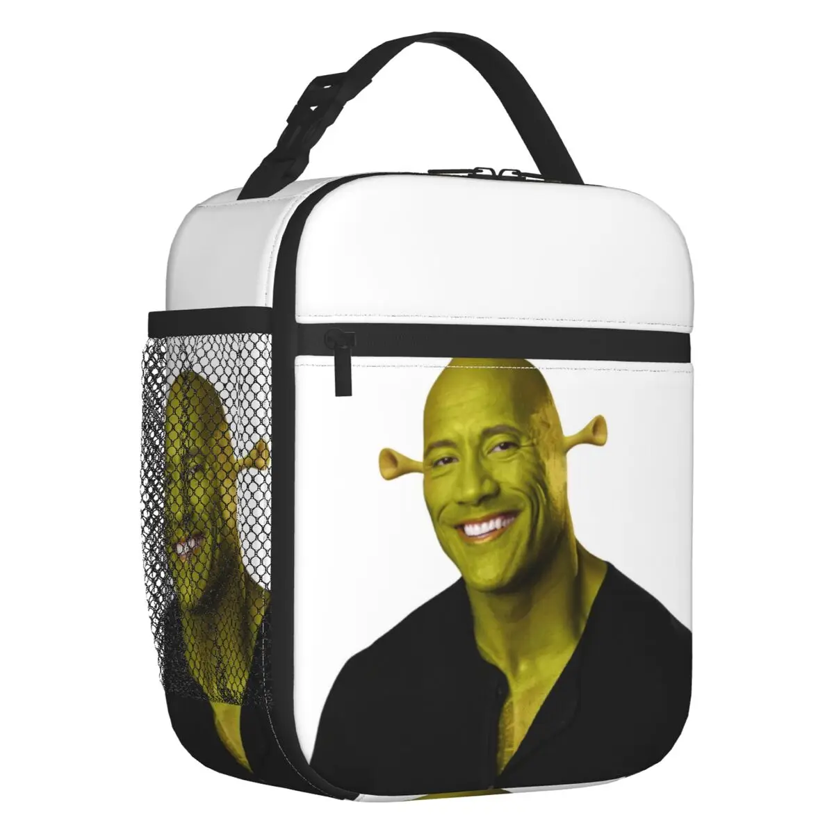 Dwayne The Brank Insulated Lunch Bags Women American Actor Johnson Resuable Thermal Cooler Food Lunch Box Outdoor Camping Travel
