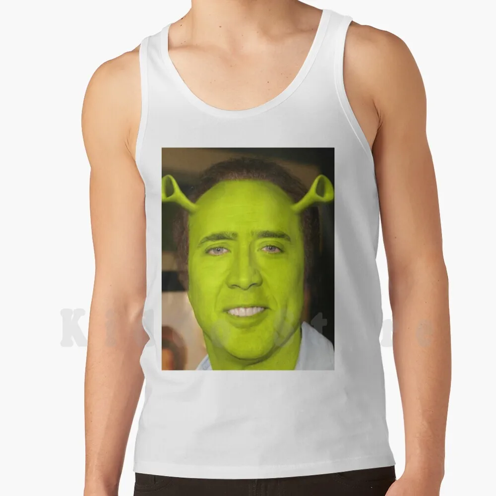 Figury Cage/Brank Canotte Gilet Senza Maniche Pugno Cage Pugno Cage Face Things Face On Things Brank Funny Meme