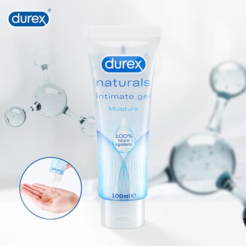 Durex 100G Lubrificante Naturals Lubrificante Acido Ialuronico A Base D'Acqua Orgasmo Anale Vaginale Prodotti In Gel Intimo Giocattoli Del Sesso Coppi
