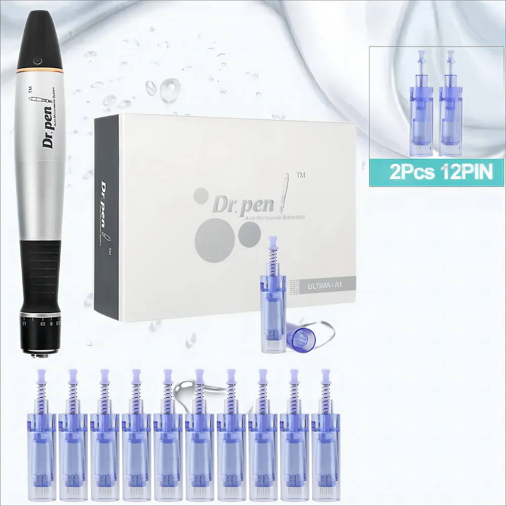 Aghi Per Penna Derma Elettrici Pro A1 15 Pezzi Cartuccia Mym A Baionetta A 12 Pin Per Penna Derma Microneedle Automatica Punta Dell'Ago Dr-Pen A 12 Pi