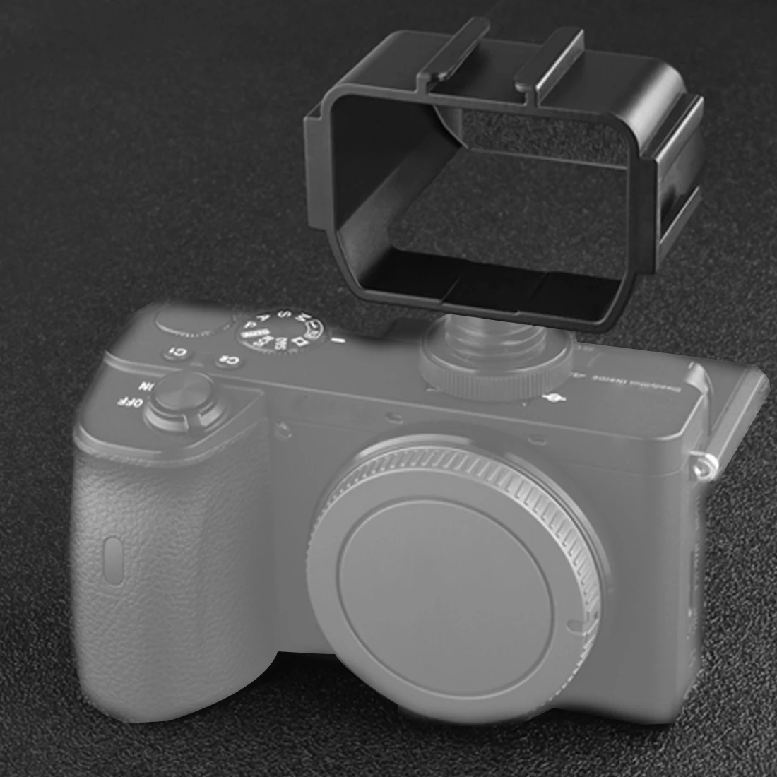 Bgning Camera Flip Screen Plastic Frame Extenter With 3 Cold Shoe Mount For Mic Flash For Sony /Canon /Nikon /Fuji Xt2/3 Xt20/30