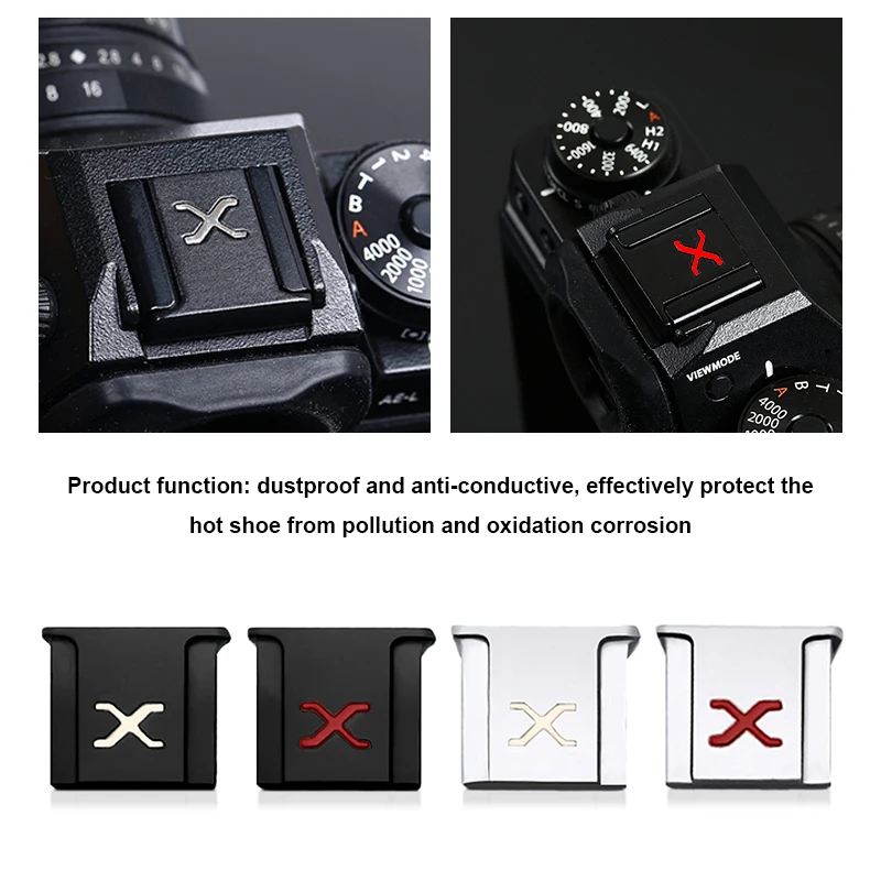 Metal X Hot Shoe Fuji Hot Shoe Cover Xt10 Xt20 Xt30 Xt2 Micro Single Xe4 Xe3 Camera Hot Shoe Cover Protettiva Hot Shoe Cap