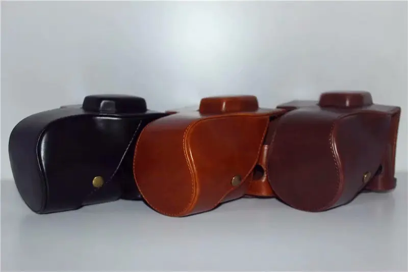 Custodia Per Fotocamera In Pelle Pu Con Custodia Per Fujifilm Fuji Xt3 Xt-3 Xt2 Borsa Per Obiettivo Xt-2 Con Tracolla