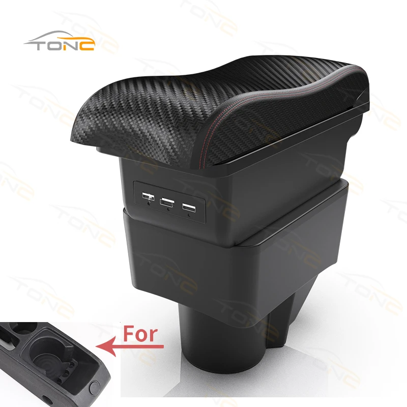Per Ford Fiesta Bracciolo Scatola Portaoggetti Per Auto Per Ford Fiesta 3 Scatola Bracciolo Per Auto 2011-2018 Accessori Scatola Console Centrale Per 