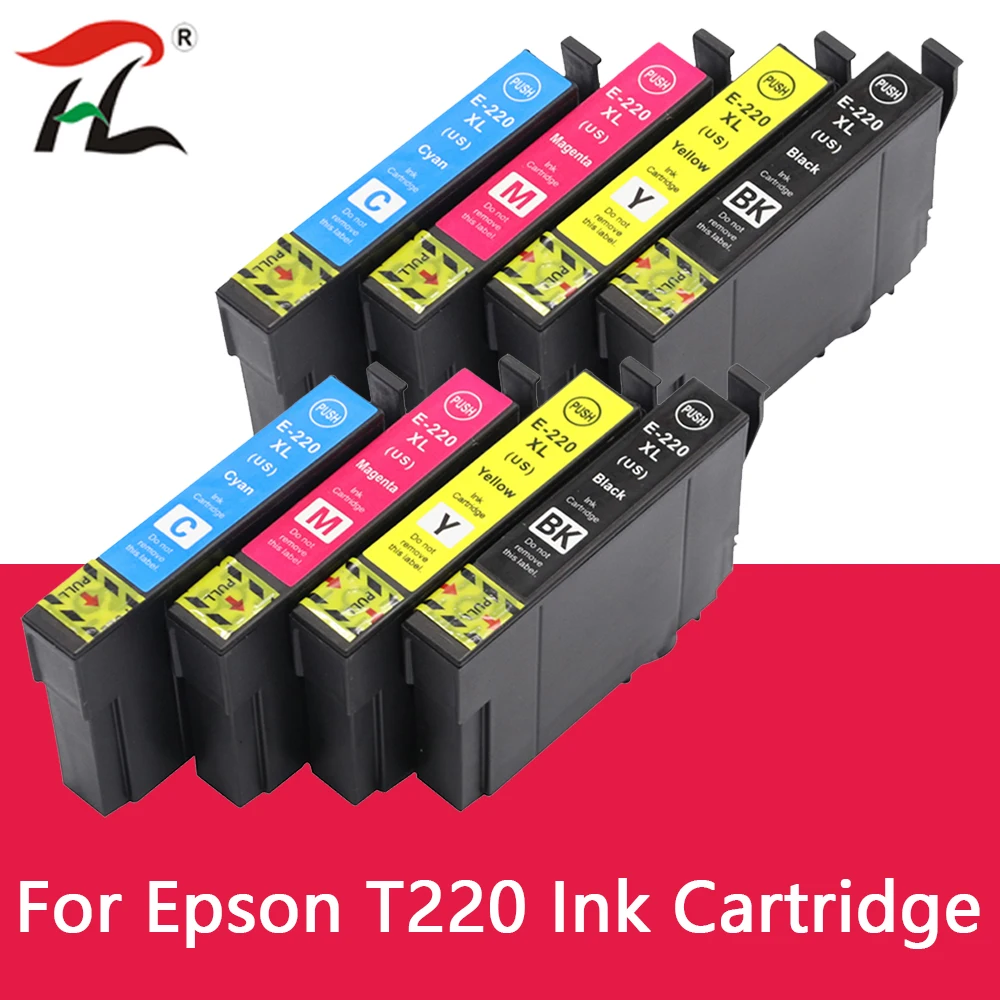 Compatibile Per Epson Workforce Wf-2630 Wf-2650 Wf-2660 Xp-320 Xp-420 Inchiostro Della Stampante Epson 220Xl T220 Cartuccia Di Inchiostro