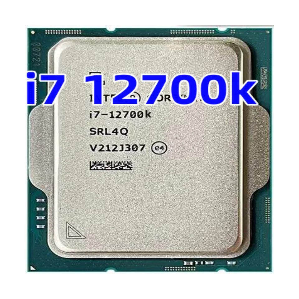 I7-12700K Z690 I7 12700K 3.6 Ghz Dodici Core 125W Supporto Ddr4 Ddr5 Presa Cpu Desktop Lga 1700