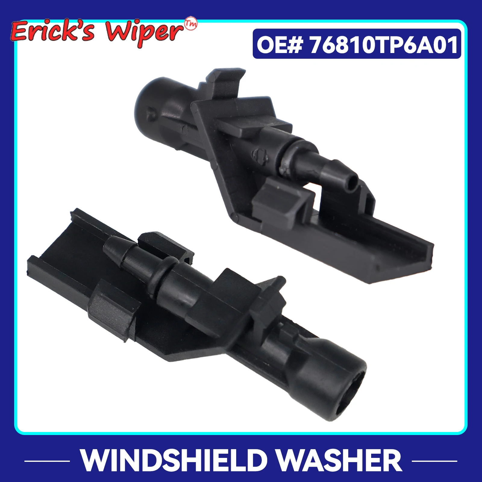 Ener'S Wiper 2 Pz/Set Tergicristallo Anteriore Rondella Ugello A Getto Ugello Spruzzatore Cappuccio Beccuccio Liquido Per Honda Hr-V Cr-V Accord Cross
