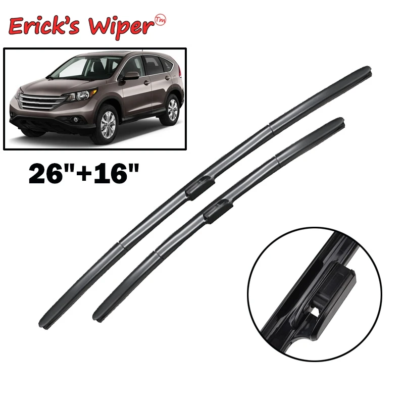 Ener'S Wiper Lhd Spazzole Tergicristallo Anteriori Per Honda Crv Cr-V Mk4 2012 - 2016 Parabrezza Parabrezza Spazzole Antipioggia Per Auto 26 "+ 16"