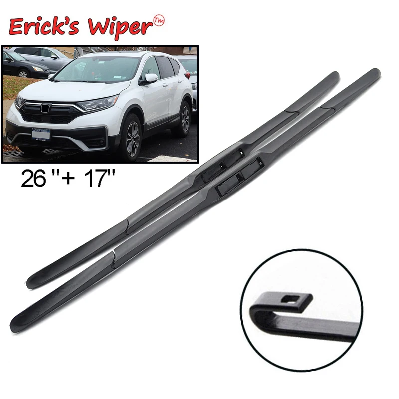 Ener'S Wiper Lhd Spazzole Tergicristallo Anteriori Per Honda Cr-V Crv Mk5 2016 - 2021 Parabrezza Parabrezza Spazzole Antipioggia Per Auto 26 "+ 17"