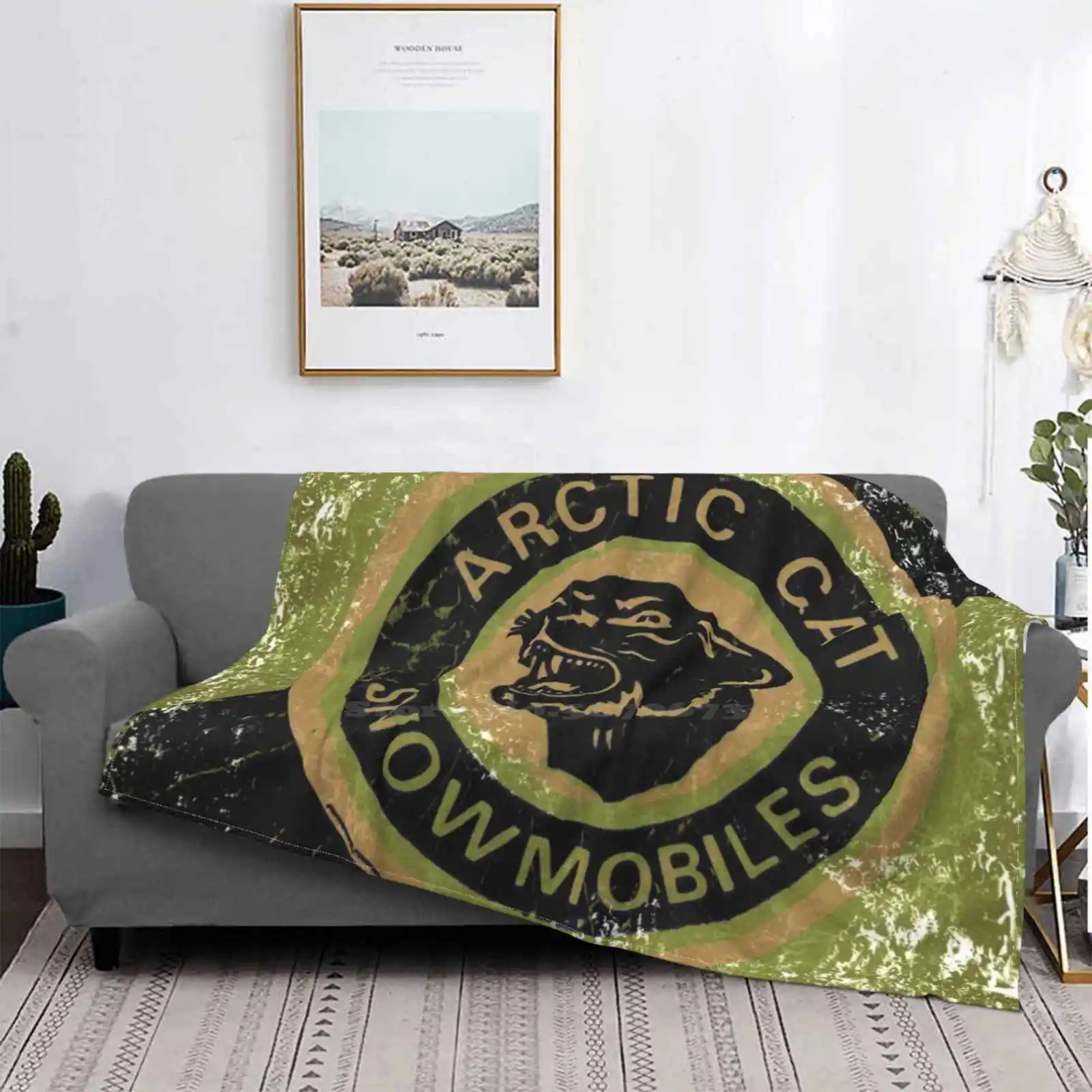 Arctic Cat Vintage Motoslitte Usa Aria Condizionata Coperta Morbida Arctic Cat Vintage Motoslitte Usa Ski Do Rupp Sno Jet Polaris