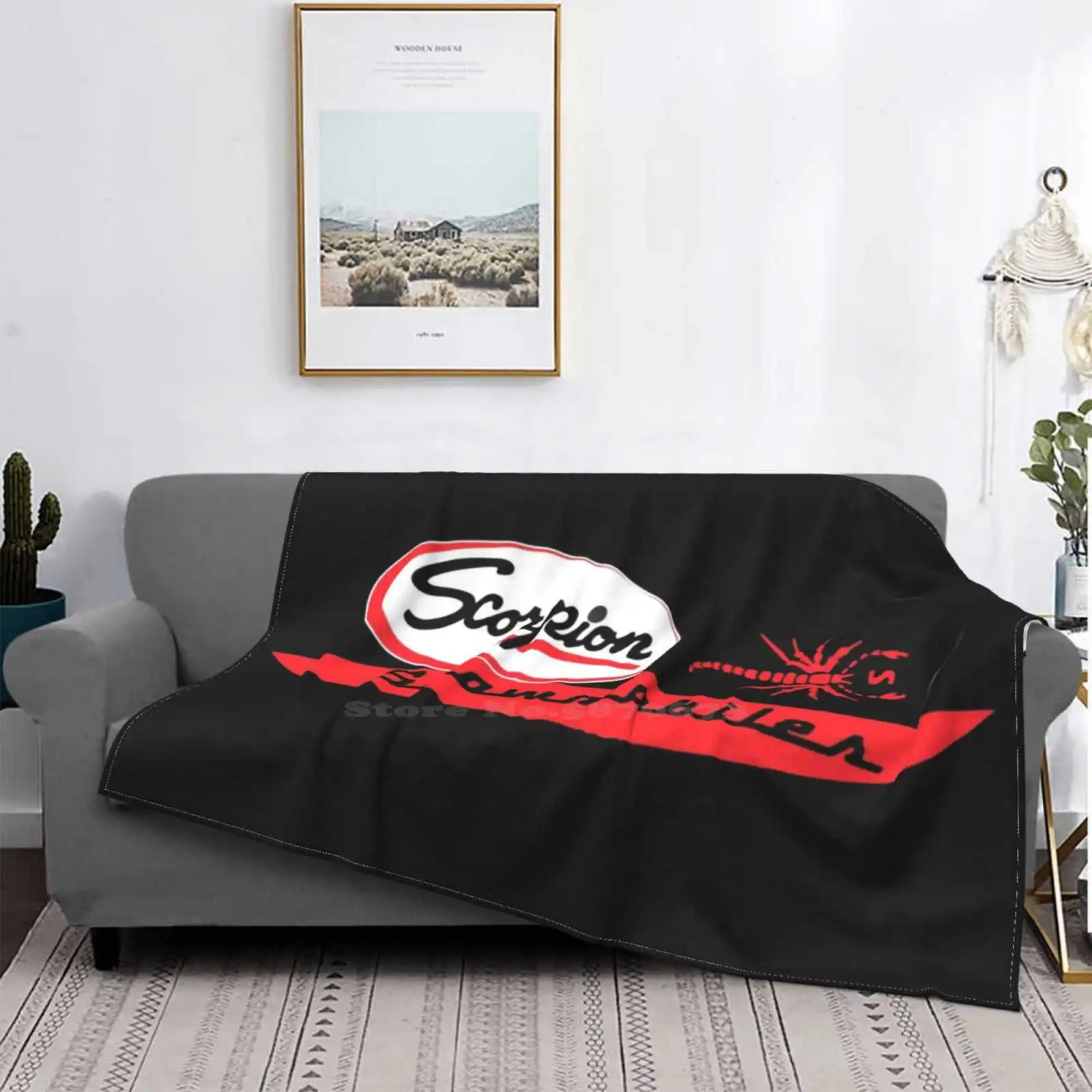 Scorpion Vintage Motoslitte Usa Aria Condizionata Morbida Coperta Scorpione Vintage Motoslitte Usa Stinger Slitta Racing Arctic Cat