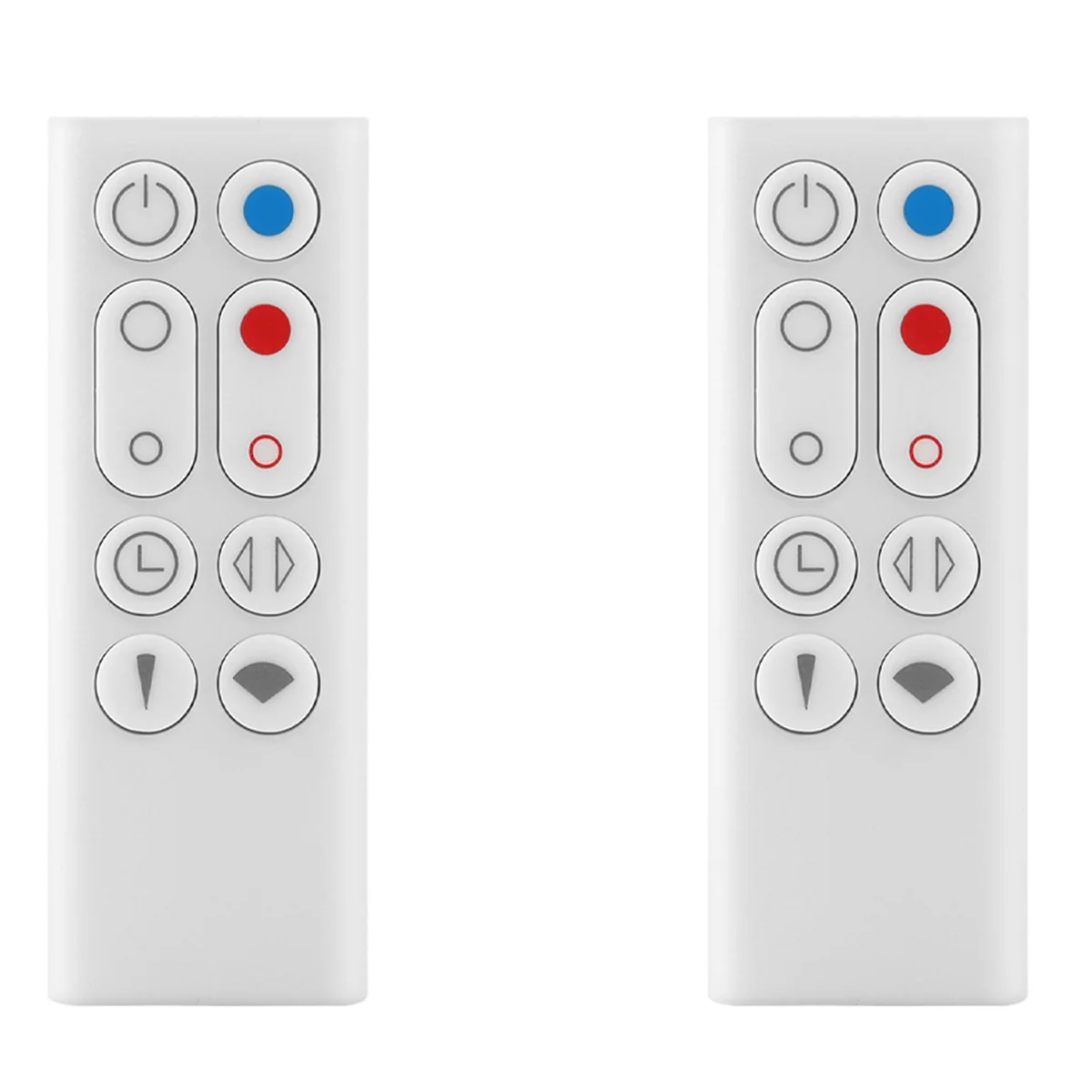 2X Telecomando Sostitutivo Per Dyson Pure Hot + Cool Am09 Riscaldatore E Ventola Del Purificatore D'Aria
