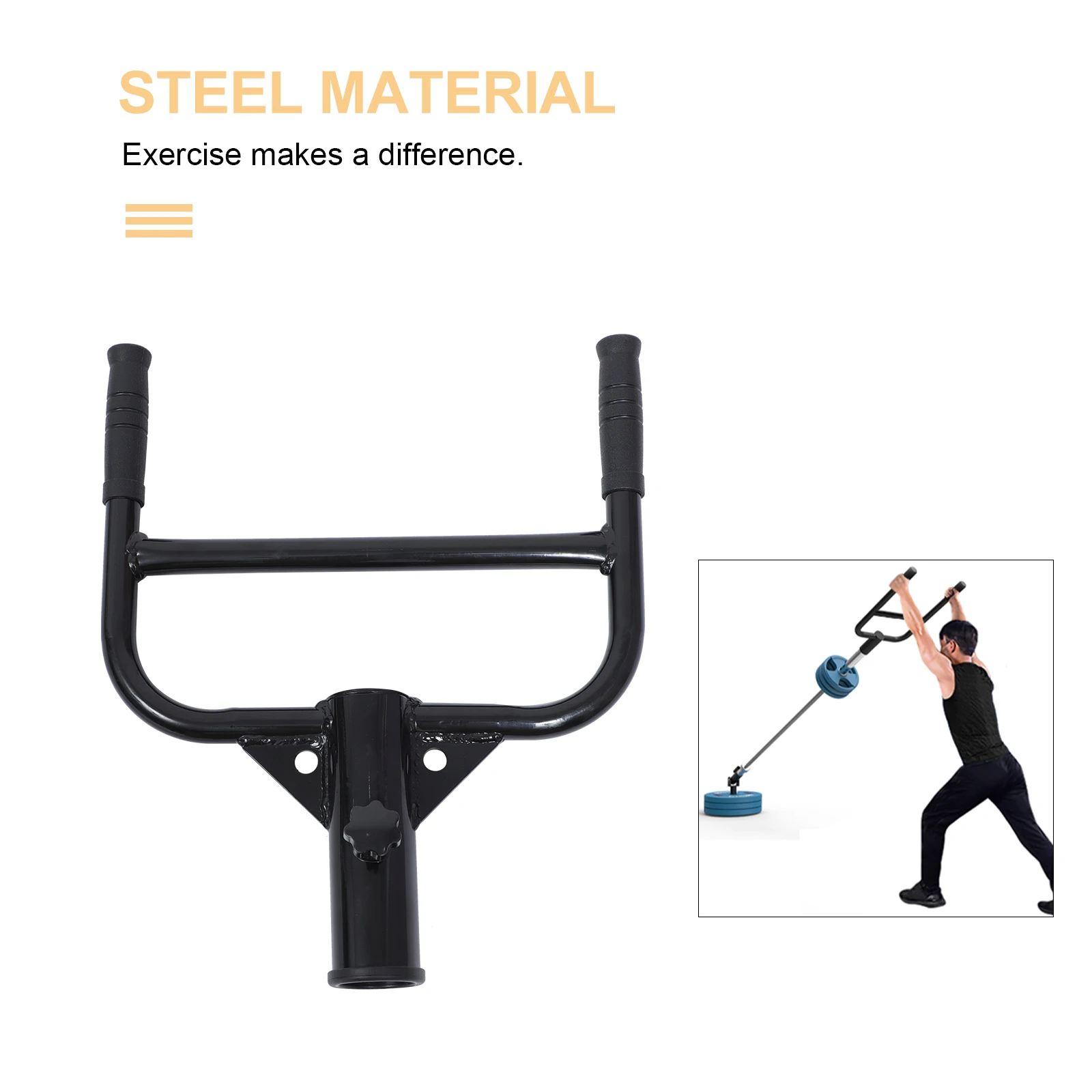 Bilanciere Press Push Bar Sollevamento Pesi Deadlift Squat Handle T-Bar Row Per Bilanciere Push Handle Bilanciere Supporto Per Spalla