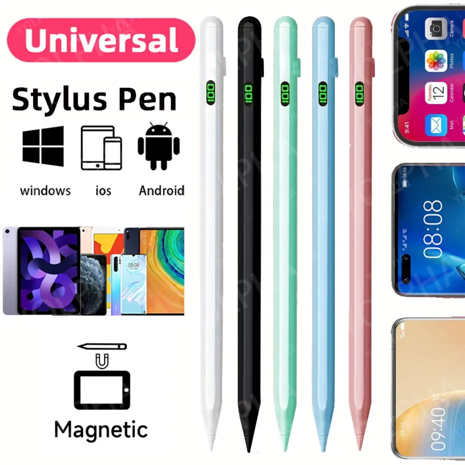 Penna Stilo Per Ipad Universal Touch Pen Per Apple Samsung Huawei Xiaomi Ipad Pro Air Android Per Tutti I Touch Screen Capacitivi