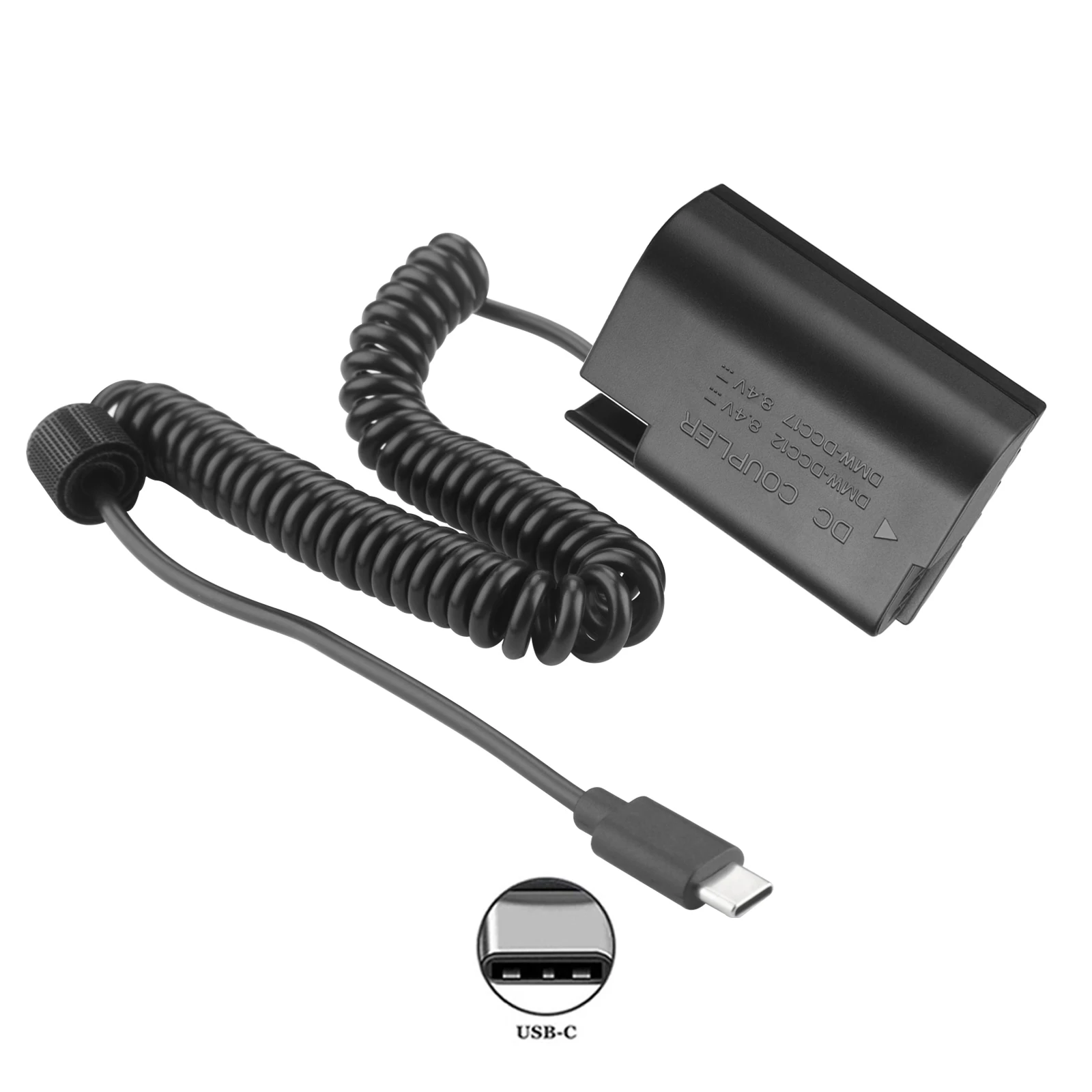 Pd Tipo-C Dmw-Blk22 Fittizio Batteria Dmw-Dcc17 Adattatore Di Alimentazione Per Panasonic Lumix S5 Dc-S5 Dc-S5K Lumix Gh6 Fotocamera