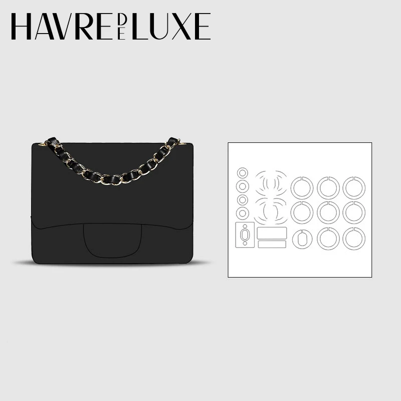 Havredeluxe Film Per Borsa Chanel Anti-Ossidazione Antigraffio Pellicola Protettiva In Metallo Acquisto Singolo