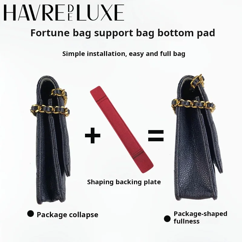 Havredeluxe Forma Della Borsa Per Chanel Woc Fortune Bag Transformation Bottom Pad Bag Shaping Support Bag Pad Staffa Accessori