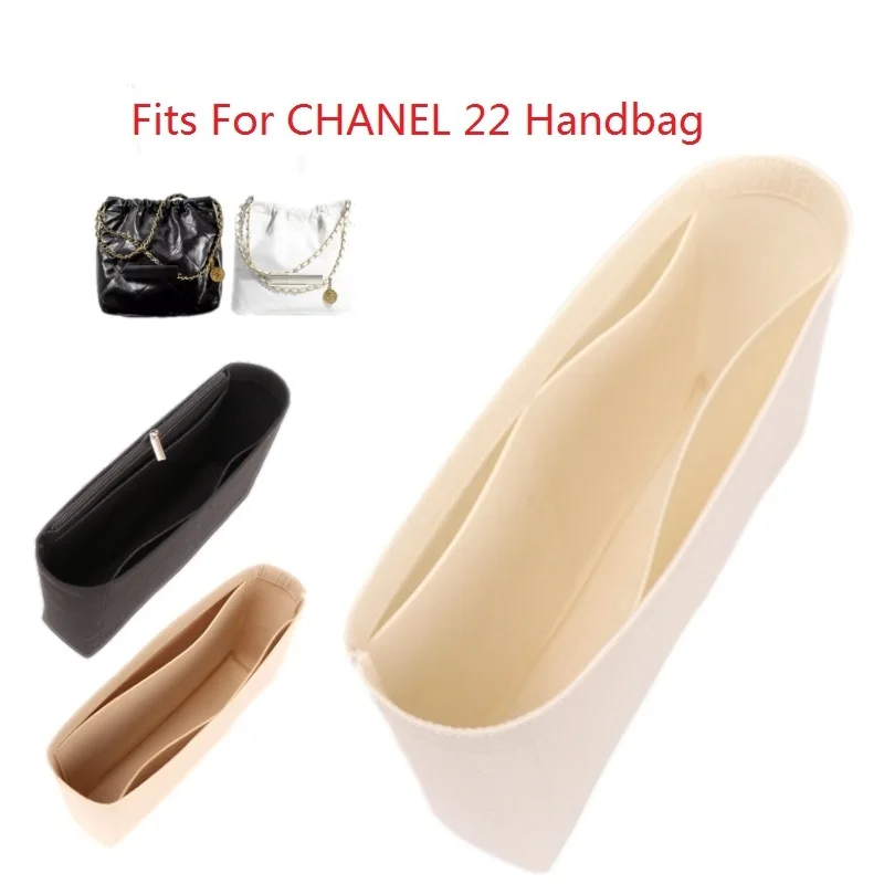 Adatto Per Chanel 22 Feltro Inserto Borsa Organizer Secchio Per Il Trucco Borsa Di Lusso Base Portatile Shaper