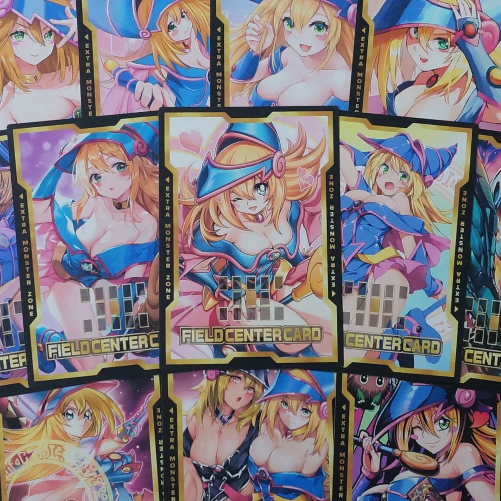 20 Pz/Set Dark Magician Girl Field Center Cards Bmg Dmg Yugioh Sexy Girl Modified Art Orica Classic Game Collection Paper Card