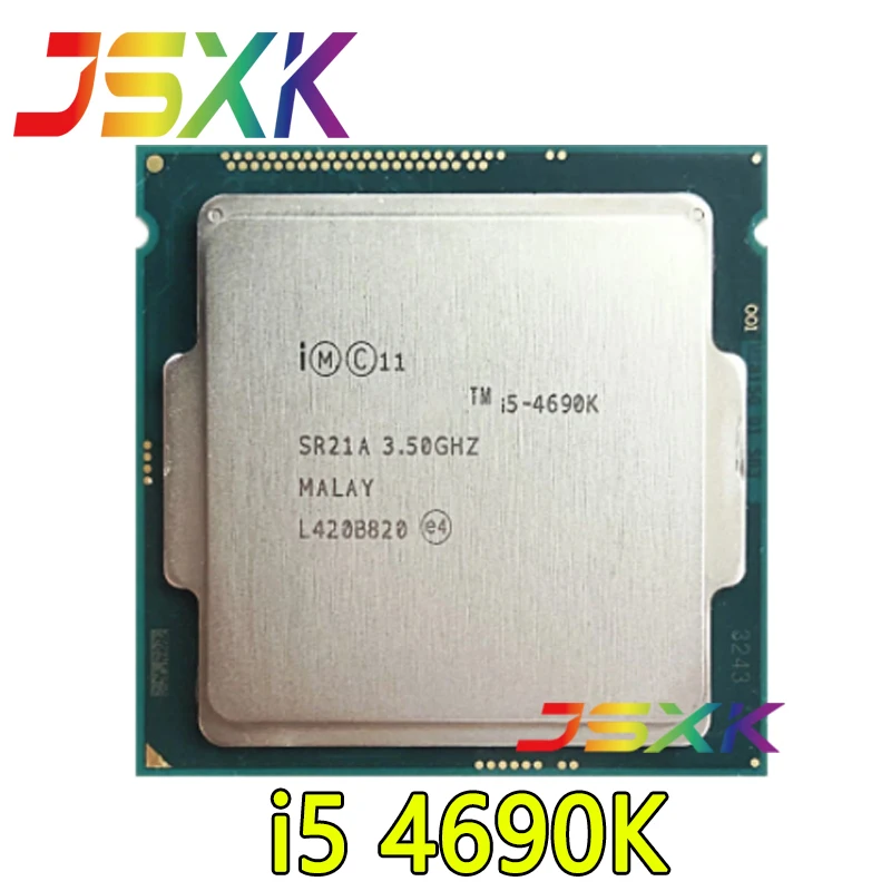 Usadofor Intel Core I5 4690K 3.5Ghz 6Mb Soquete Lga 1150 Processador Cpu Quad-Core I5-4690K Sr21A