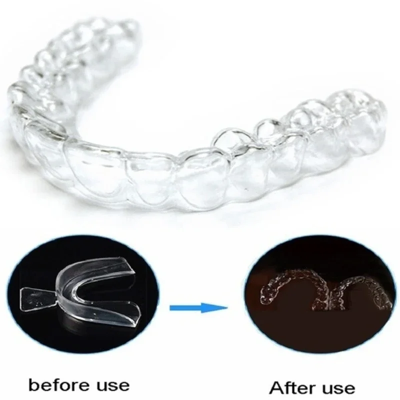 1/2/4Pcs Anti Russare Bruxismo Sleeping Mouth Guard Night Guard Gum Shield Bocca Vassoio Stop Denti Rettifica Sleep Aid Assistenza Sanitaria