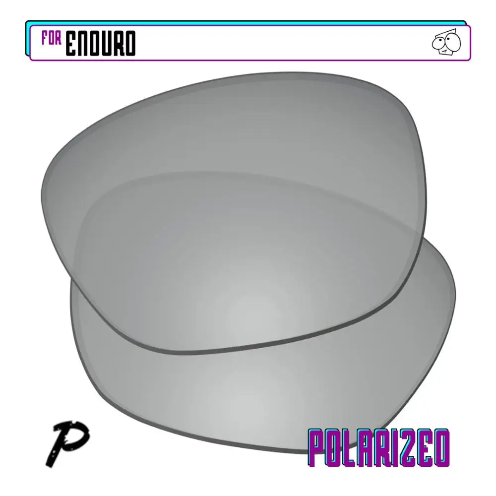 Ezreplace Polarizzati Lenti Di Ricambio Per-Oakley Enduro Occhiali Da Sole-Argento P