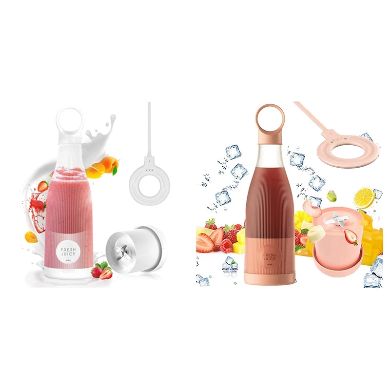 Top Deals Frullatore Portatile, Frullatore Piccolo Per Frullati E Frullati, Frullatore Da Viaggio Personale Con Usb Magnetico Ricaricabile