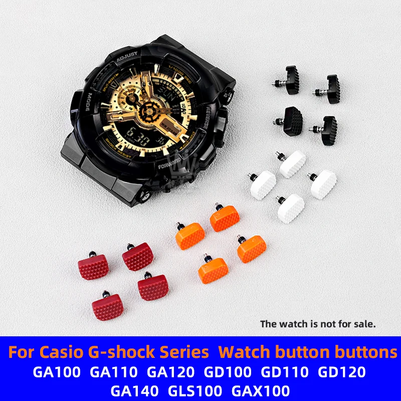 Per Casio G-Shock Series Black Gold Knight Ga-110/100/120 Gd-100 Chiavi A Bottone Accessori Per Orologi