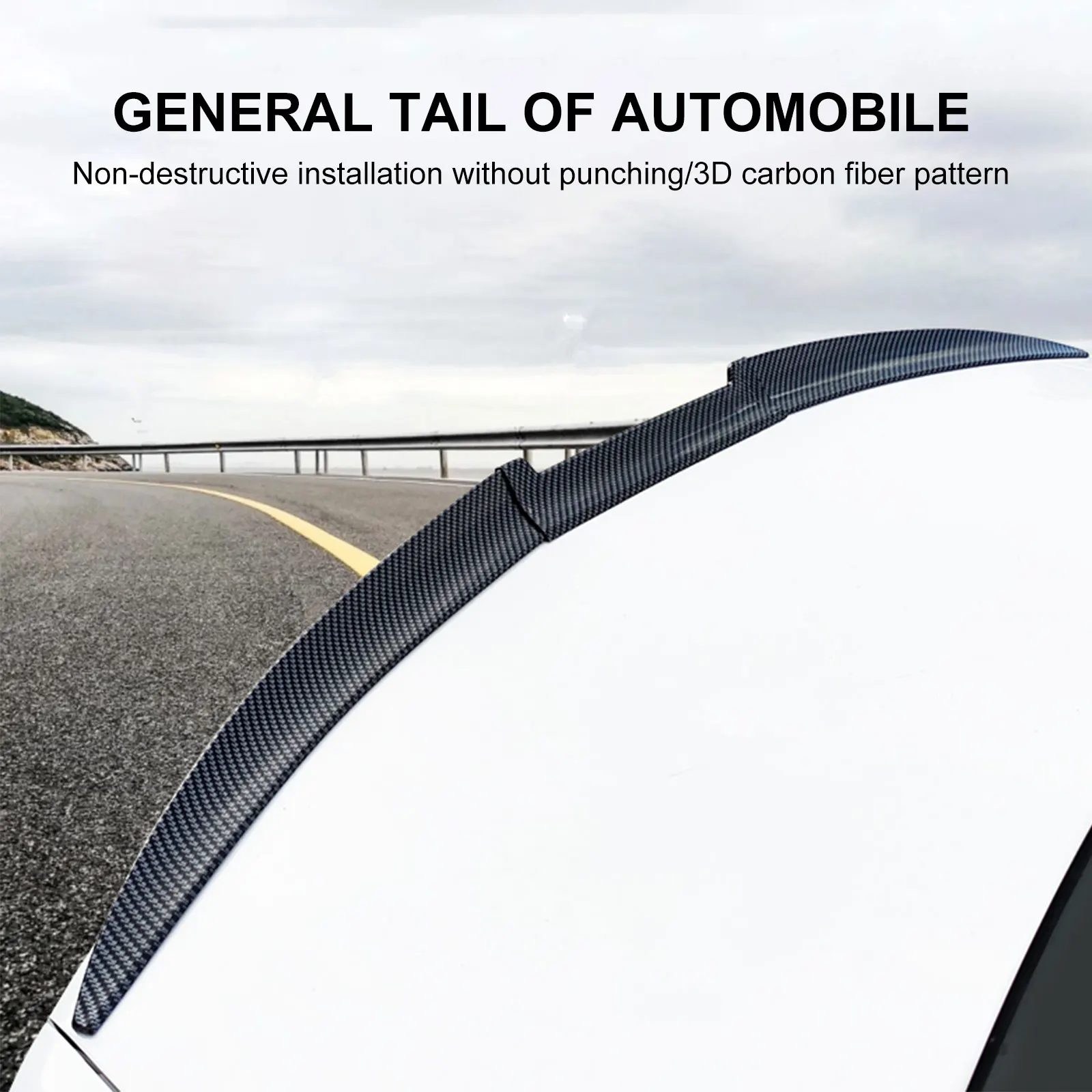 Auto Universale Tetto Spoiler Coda Spoiler Tronco Ala Fai Da Te Refit Spoiler Poiler Ala Racing Tronco Spoiler Auto Spoiler Universale