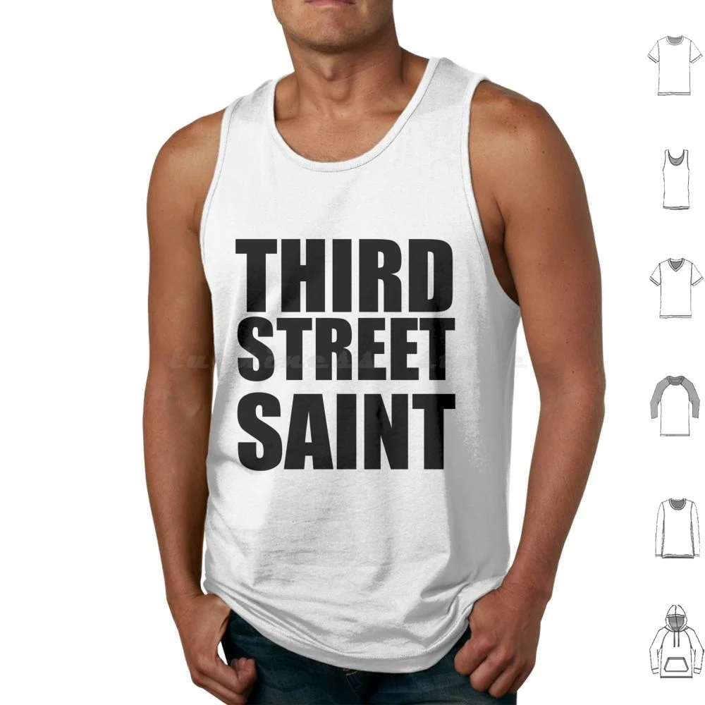Terza Strada Saint Canotte Gilet Senza Maniche Saints Row Sr4 Sr3 Sr2 Johnny Gat Steelport Stillwater