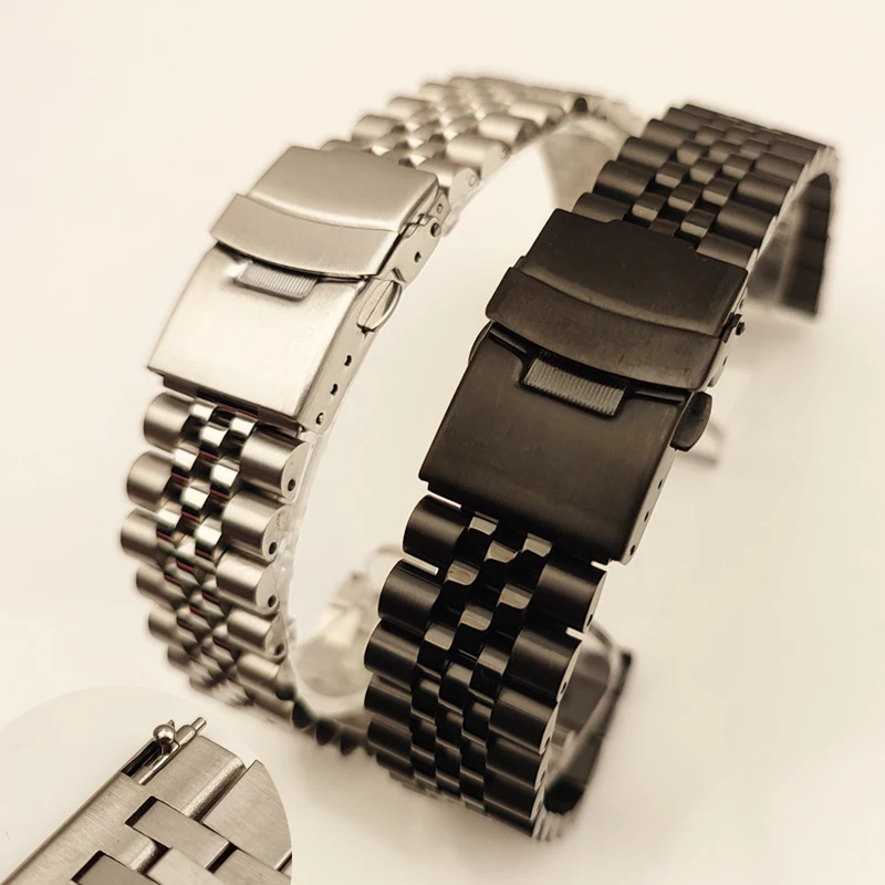 18 20 22 24 26Mm 316L Acciaio Solido Estremità Diritta Maglie A Vite Cinturino Di Ricambio Per Orologio Da Polso Per Rolex President Seiko
