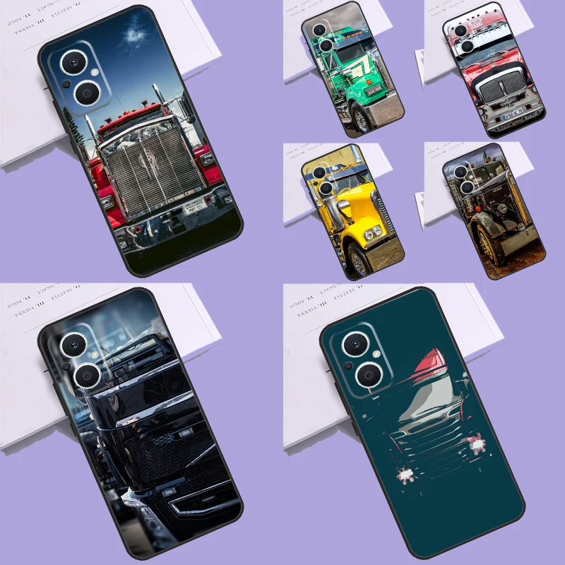 Cool Heavy Truck Car Case Per Oppo Reno 8 Lite 4 5 6 7 Reno 10 Pro 8T 4Z 5Z Find X2 X3 Lite Neo X6 X5 Pro Cover