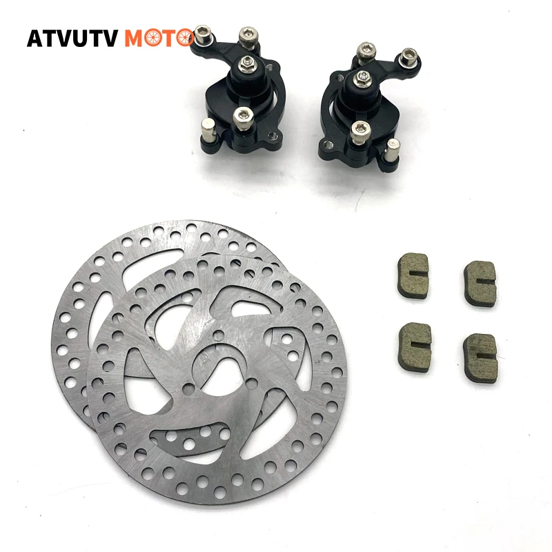Piastra Disco Freno Kit Pinza Freno A Disco Posteriore Per Gas Mini Dirt Bike Rotori Scooter Elettrico Atv Pocket Bike Mini Trail Bike