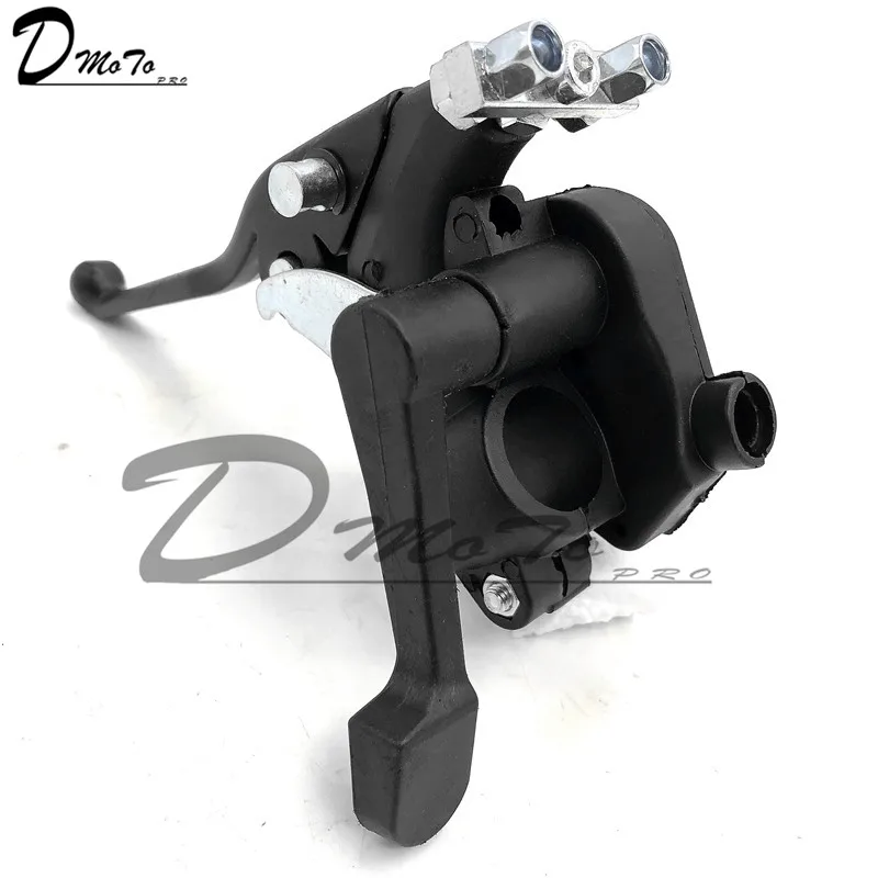 Leva Freno Doppia Acceleratore Pollice Destro Per Mini Moto Quad Pit Bike Atv 22Mm 7/8"