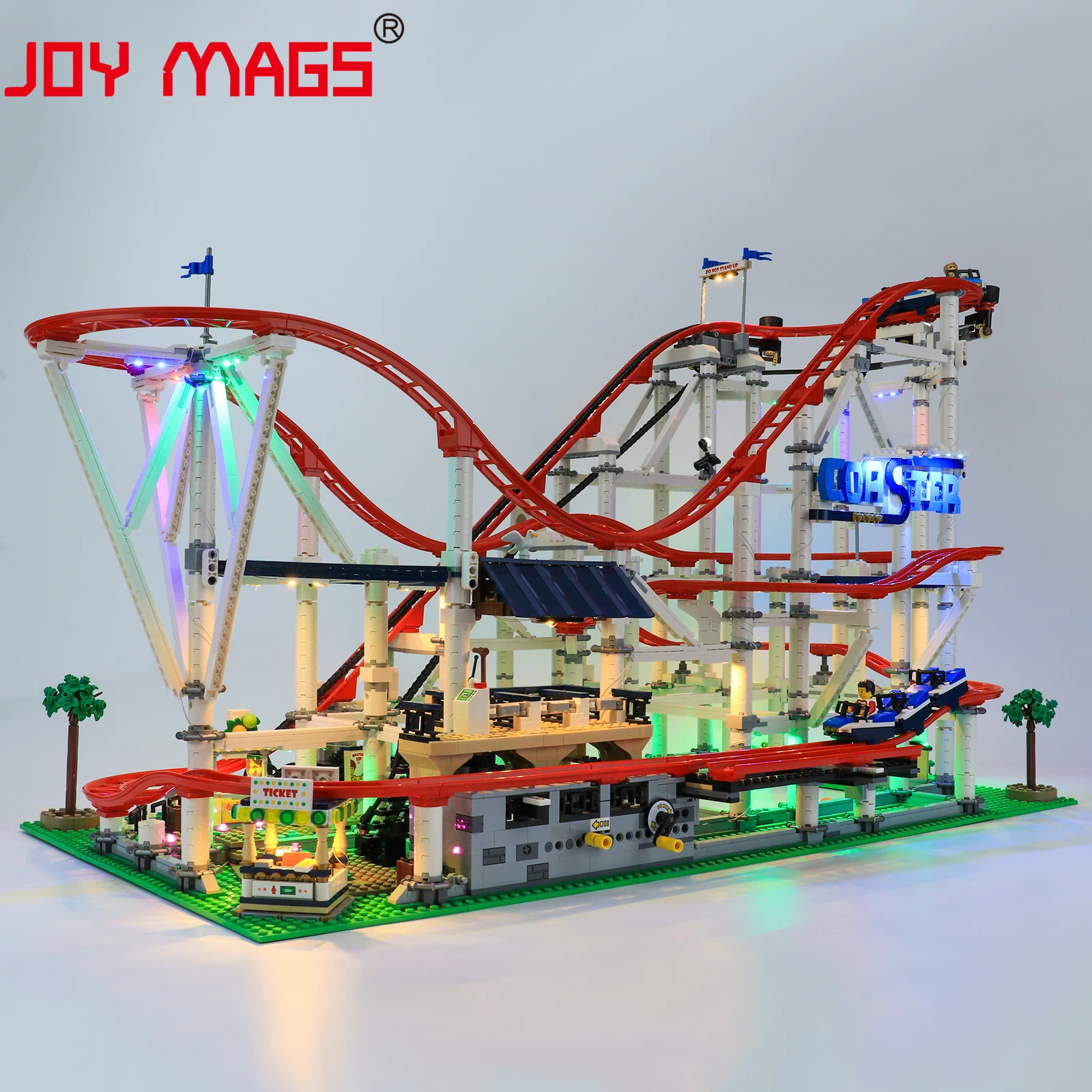 Joy Mags Kit Luci A Led Per Montagne Russe 10261, (Non Includere Il Modello Building Block)