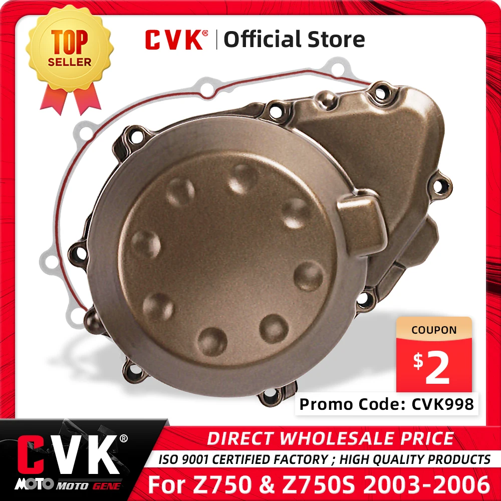 Cvk Coperchio Motore Coperchio Statore Motore Carter Generatore Bobina Guarnizione Guscio Laterale Per Kawasaki Z750 Z750S 2003 2004 2005 2006 Ninja