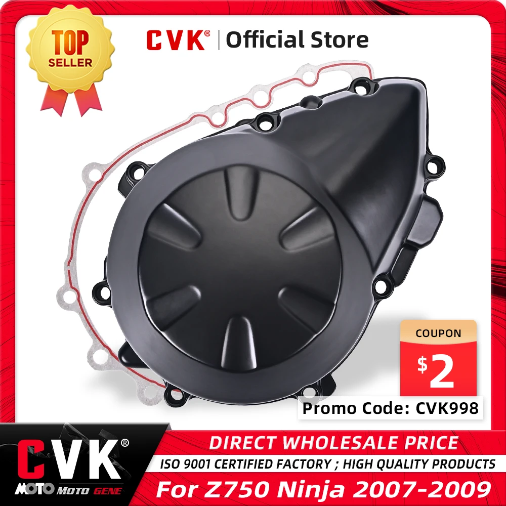 Ahh Coperchio Motore Coperchio Statore Motore Carter Bobina Coperchio Laterale Generatore Guarnizione Guscio Per Kawasaki Ninja Z750 2007 2008 2009 75