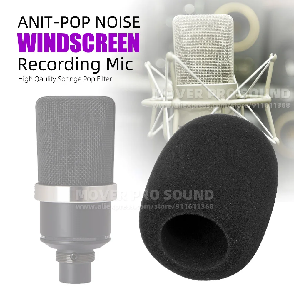 Schermo Del Microfono Del Parabrezza In Spugna Per Neumann Tlm103 Tlm102 Tlm 103 102 Microfono Filtro Antipop Scudo Antipolvere In Schiuma Antivento